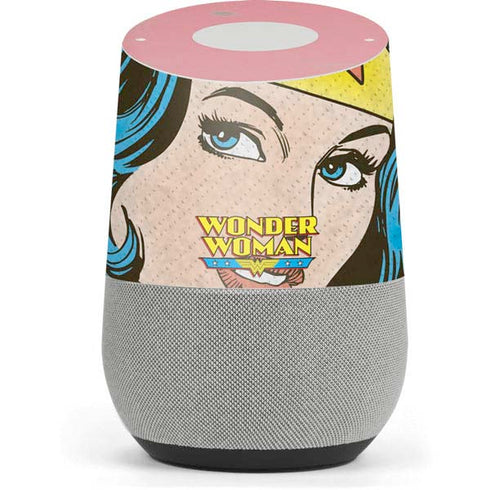 DC Comics Wonder Woman Vintage Profile Google Home Skin